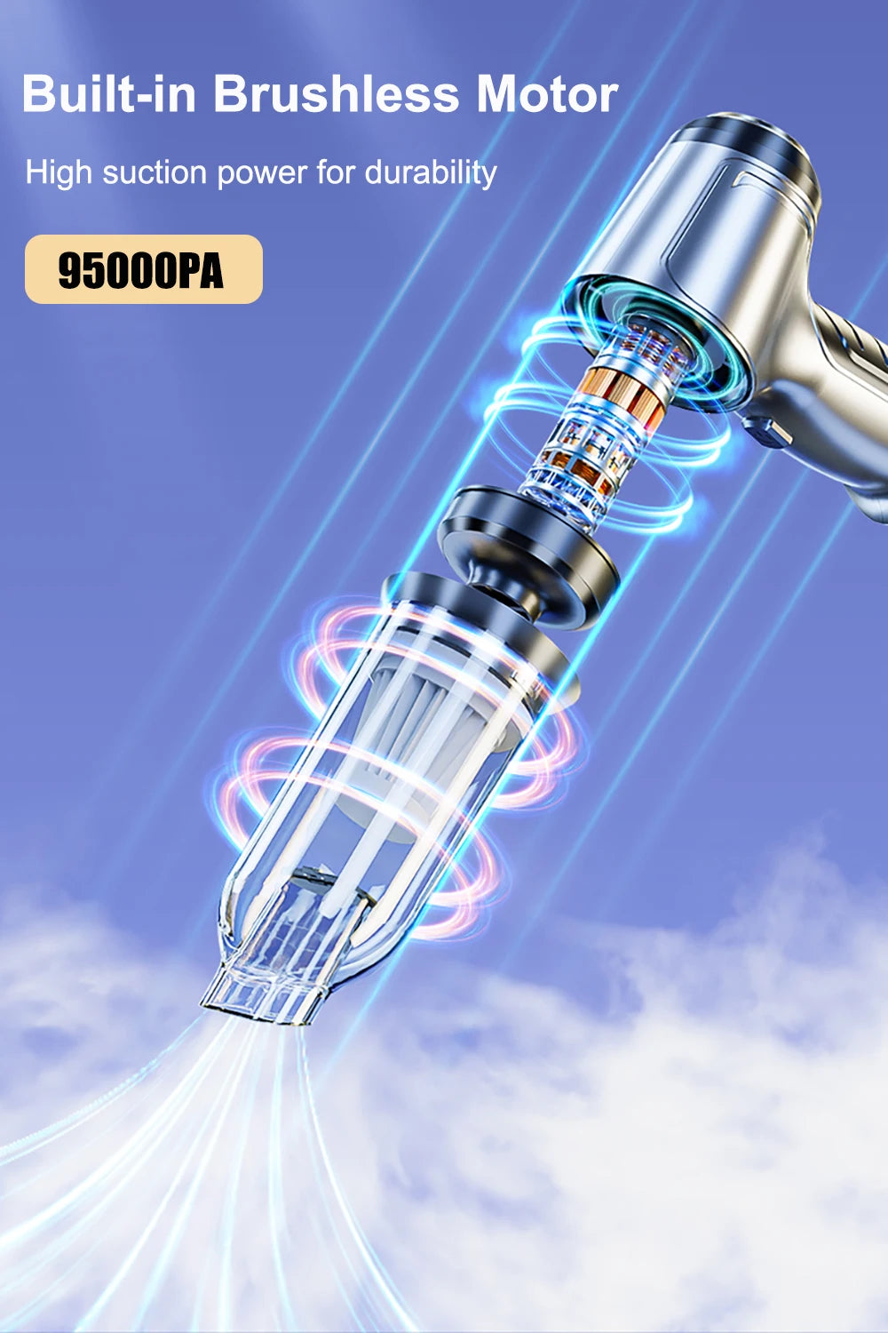 Bezprzewodowy mini odkurzacz samochodowy – przenośny odkurzacz do auta