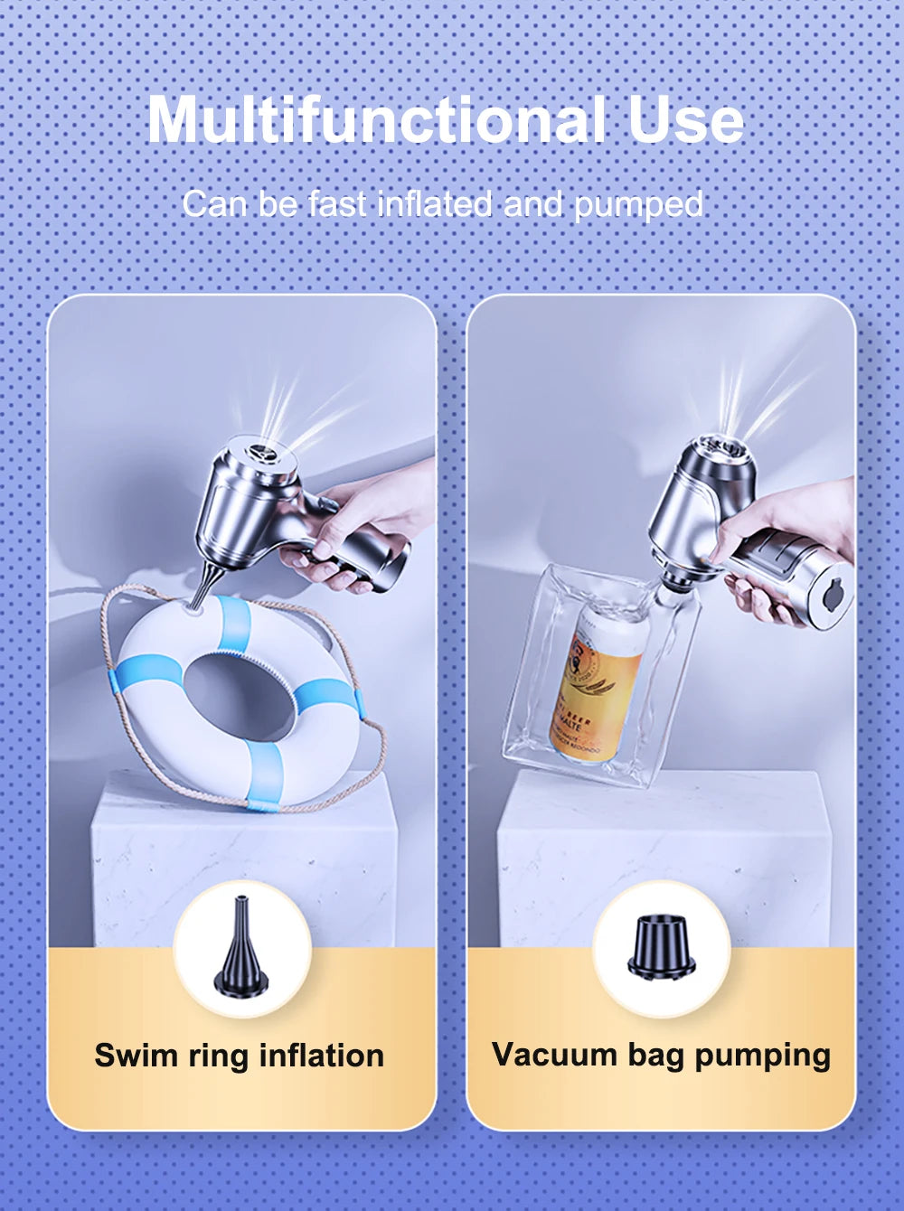 Bezprzewodowy mini odkurzacz samochodowy – przenośny odkurzacz do auta