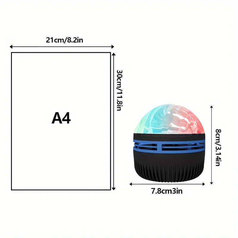Projektor gwiazd LED – lampka nocna z efektem zorzy polarnej