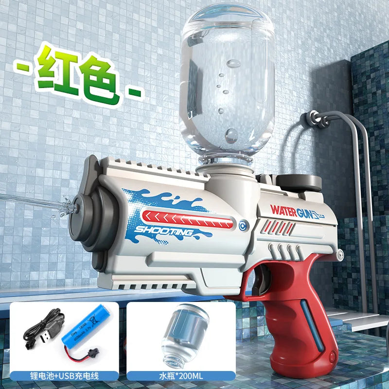 Elektryczny pistolet na wodę – automatyczny blaster wodny na lato