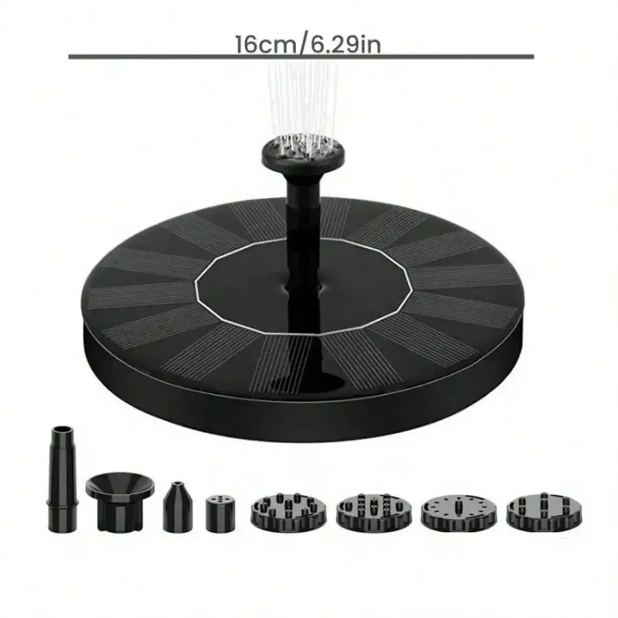 Fontanna solarna do ogrodu – pływająca fontanna do oczka wodnego