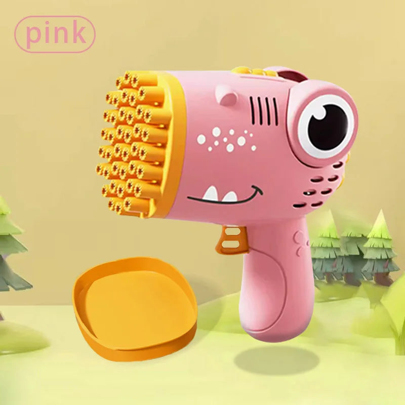 Automatyczny pistolet do baniek mydlanych – zabawka dla dzieci