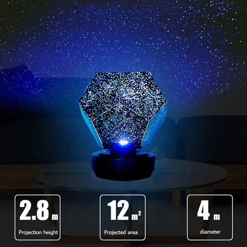 Galaxy Star Projector LED with Bluetooth Speaker – Night Light with Cosmic Effect